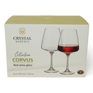 Бокал для красного вина Корвус 570мл набор 6шт БСС0169